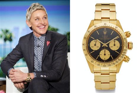 ellen degeneres gold rolex|ellen DeGeneres Rolex.